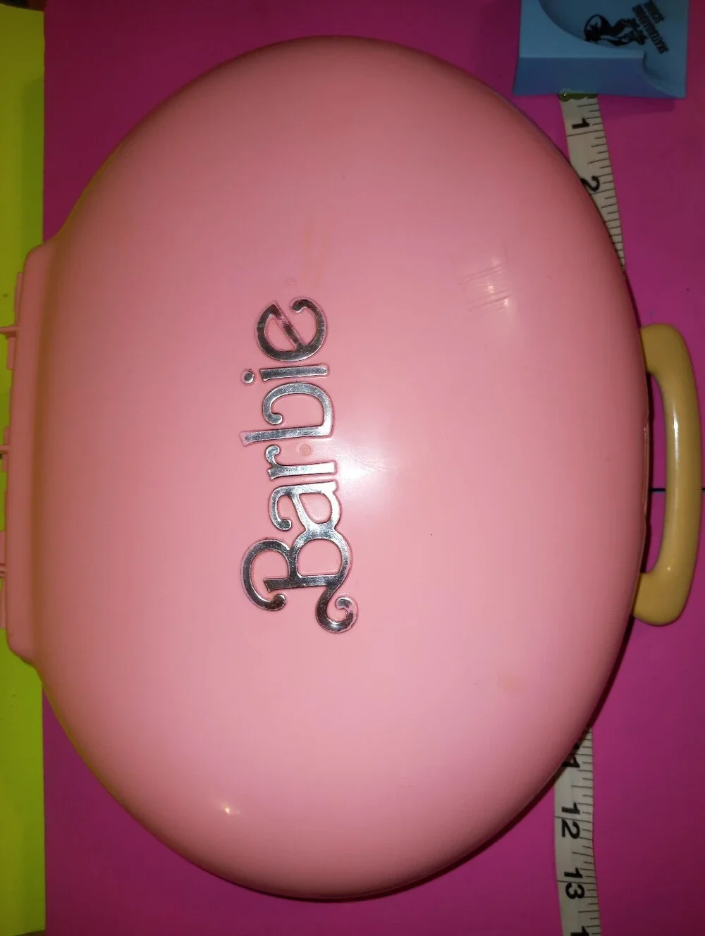 Barbie doll Pink Jewel Secrets Play Case Cosplay 80s
